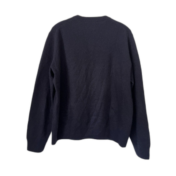 Soft Blue Cashmere V Neck Pullover Sweater Top   Mens Size Large - Picture 5 of 8